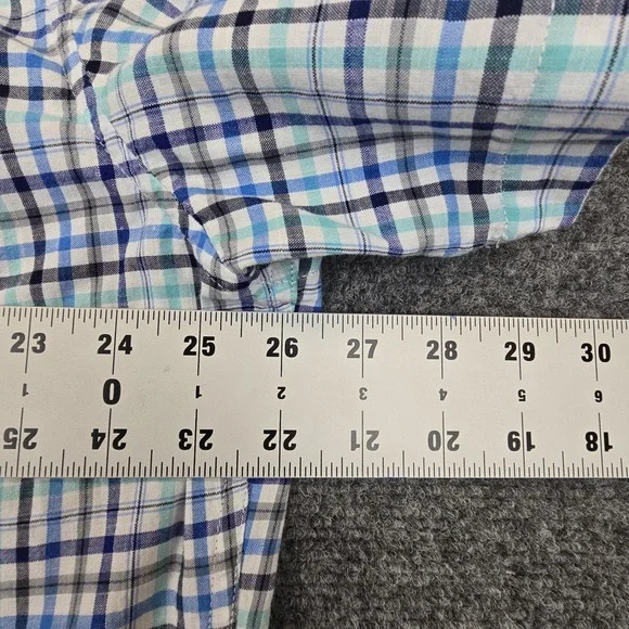 US Polo Assn 2XL Short Sleeve Shirt Plaid Button‎ Down 100% Cotton - Picture 6 of 8